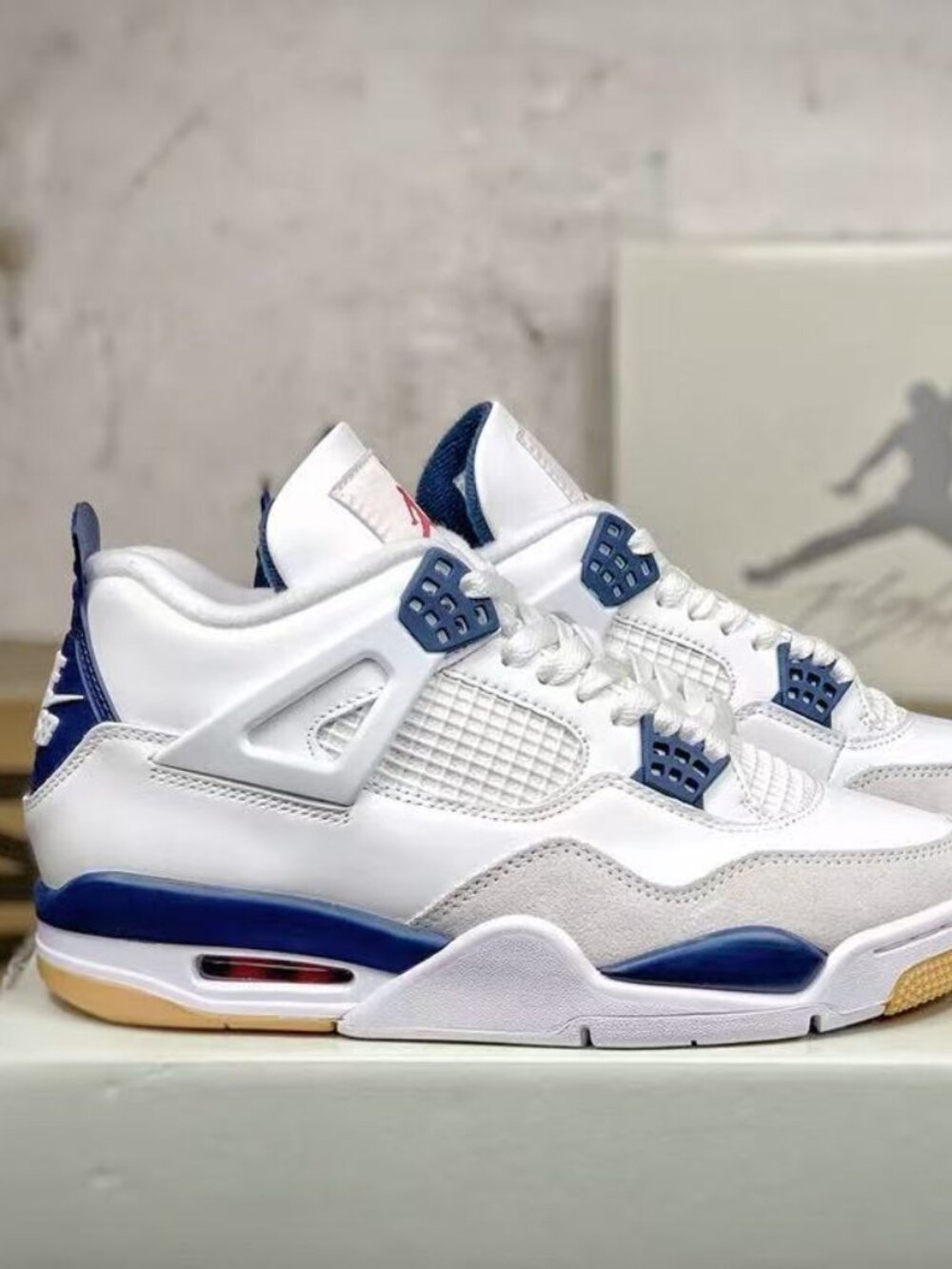Nike SB x Air Jordan 4 "Navy" DR 5415-100 men's sneakers